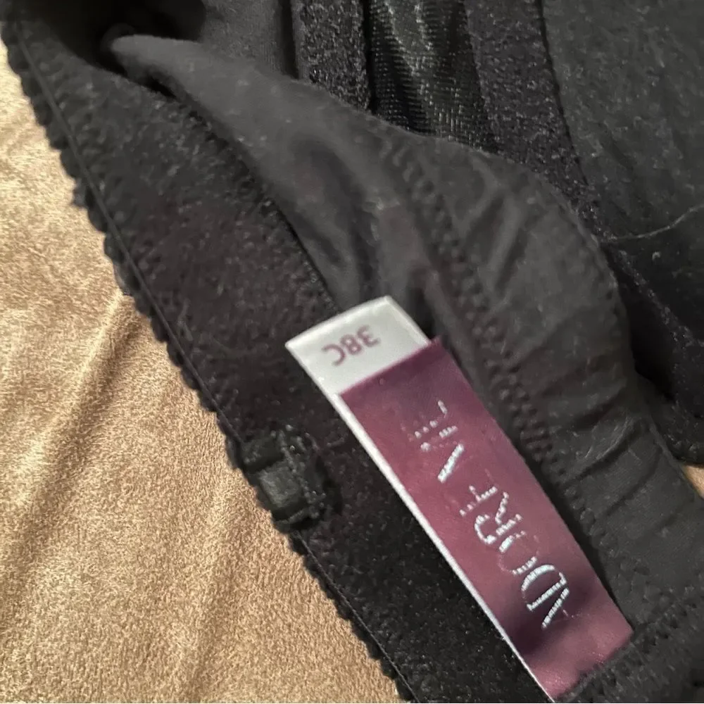 Adore Me Strapless Black Underwire Bra Size 38C